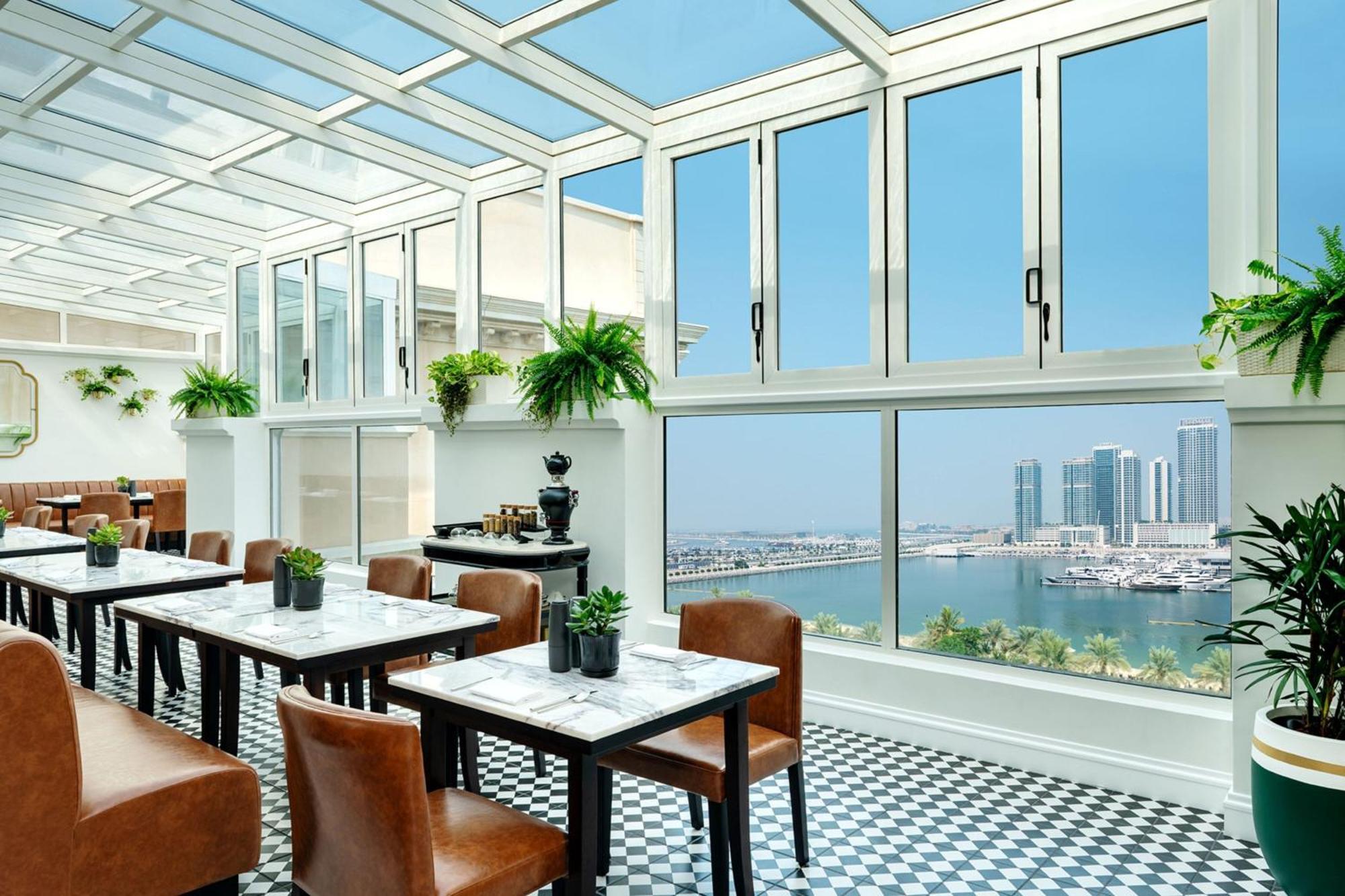 Penthouse Suite Duplex Sea View 2 Bedroom Suite Balcony 1 King 2 Queens & Sofa bed Dubai Airport Transfers Happy Hour Afternoon tea Club Lounge & Jungle Bay Waterpark access